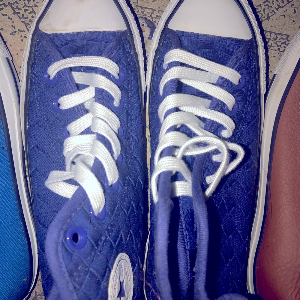 Converse High Top Woven Royal Blue Brand New